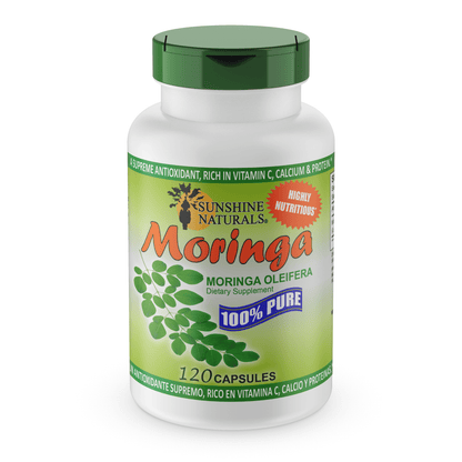 Pure Moringa Leaf Capsules, 120 Count